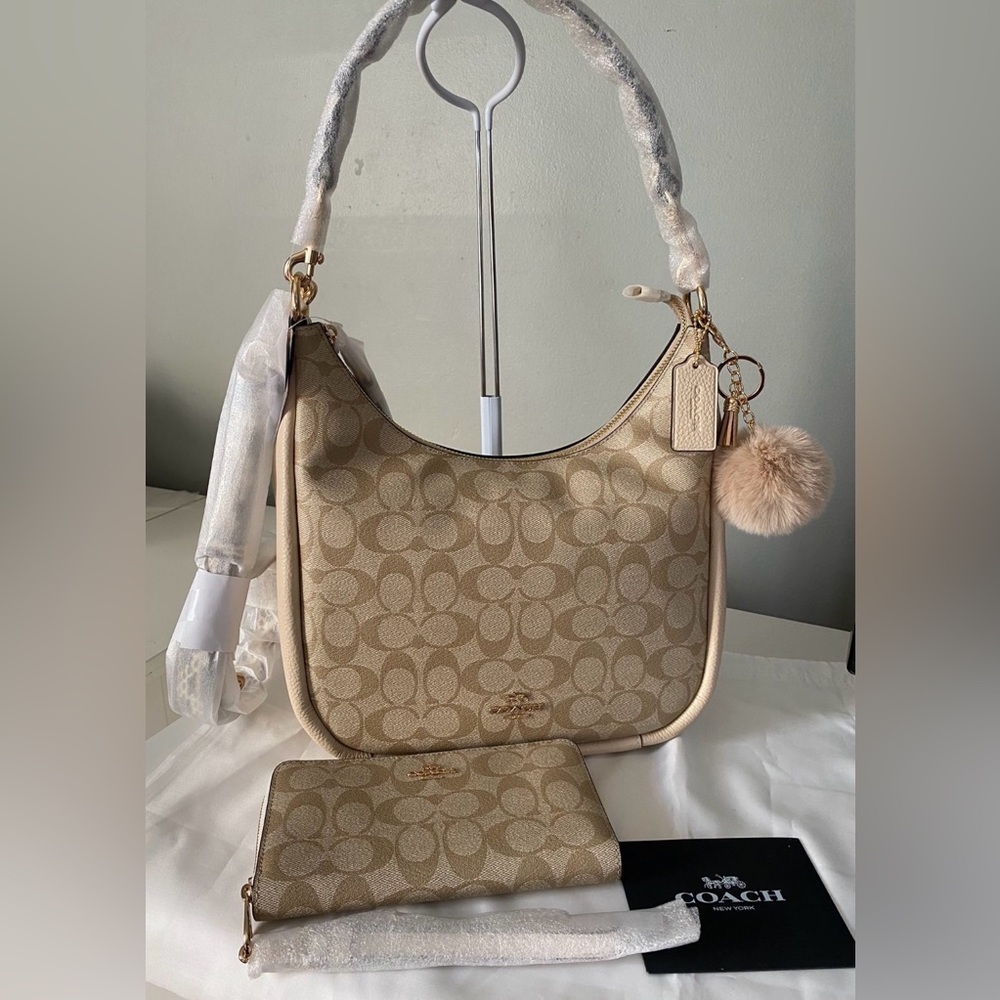 Coach Jules hobo bag and wallet